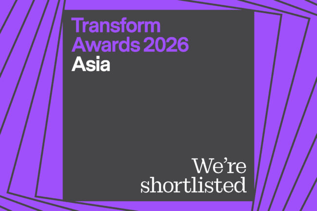 2026 Transform Asia Shortlist Badge